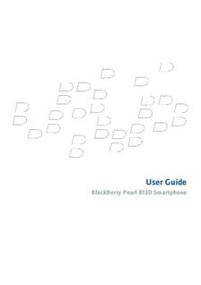 Blackberry Pearl 8130 manual